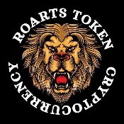 RoArts Token-(-ROAR-)-token-logo