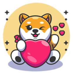 Baby Lovely Inu-(-BLOVELY-)-token-logo