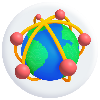 DecentraWorld Ecosystem-(-$DEWO-)-token-logo