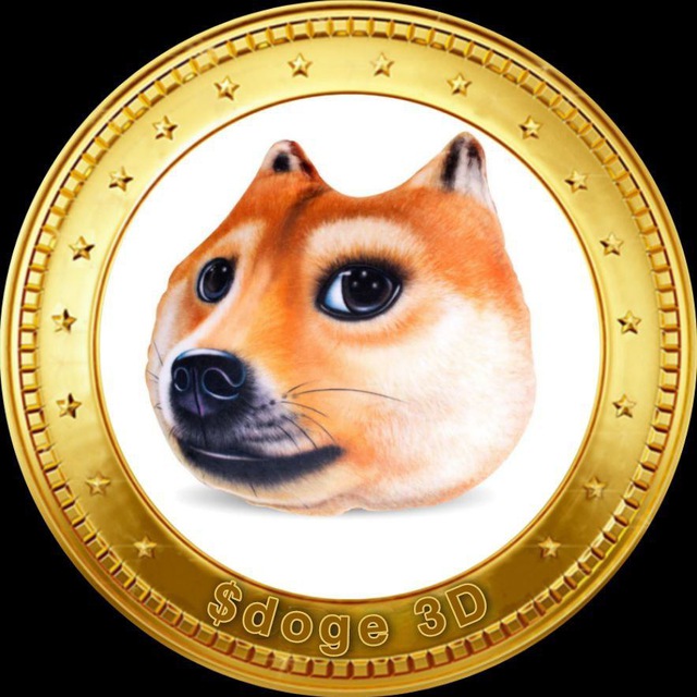 DOGE 3D-(-3DOGE-)-token-logo