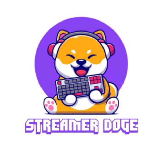 Streamer Doge-(-SDOGE-)-token-logo