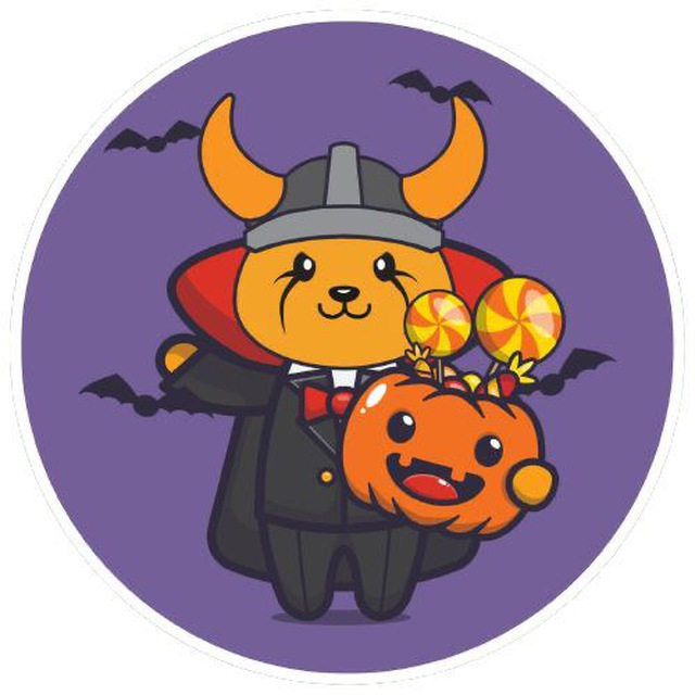Halloween Floki-(-FLOH-)-token-logo