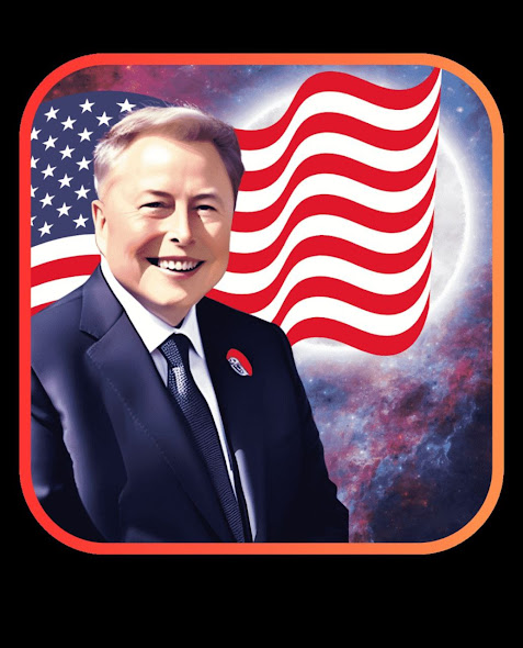 President Donald Musk-(-PDM-)-token-logo