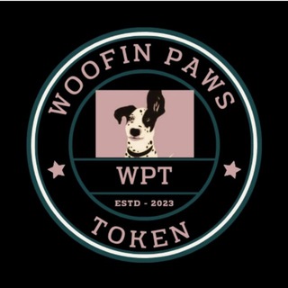 Woofin paws token-(-WPT-)-token-logo