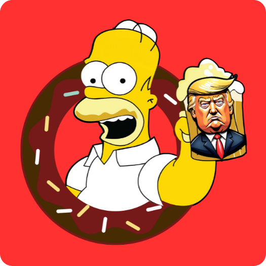 HomerBacksTrump-(-TRUMPH-)-token-logo