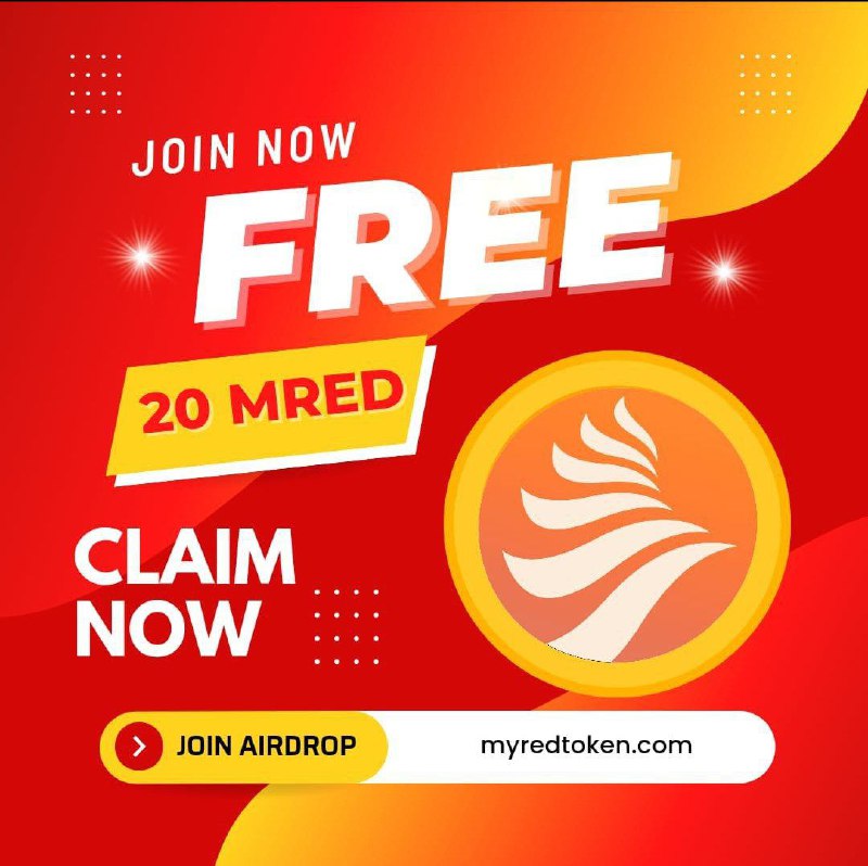 join-myredtoken-airdrop--signup-now-and-get-20-$mred-for-free